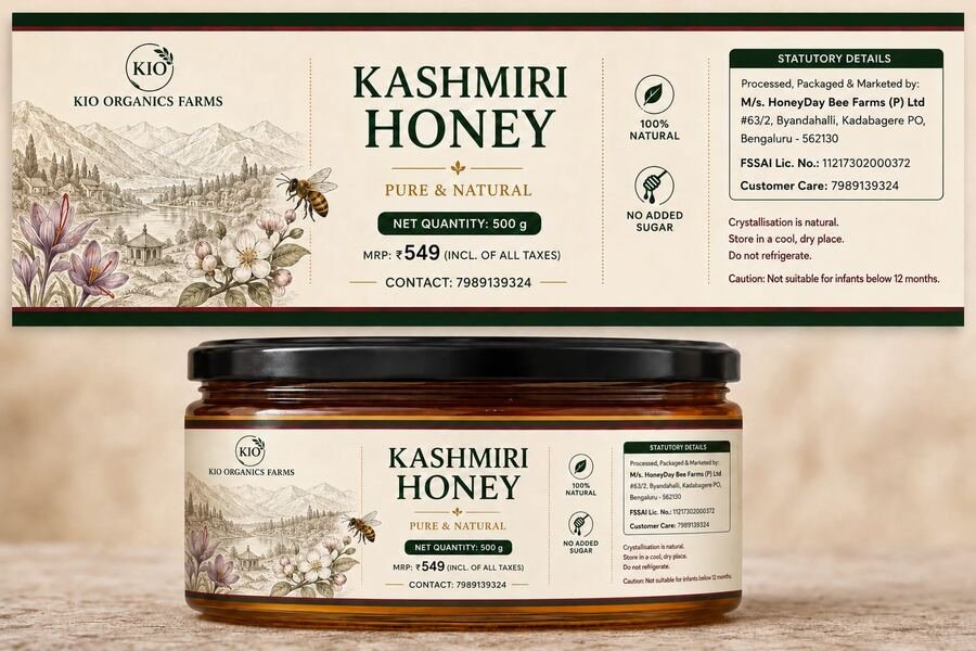 KIO Organics Farms Kashmiri Honey